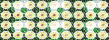 Düz Çiçek Elementleri Tasarımı. Güzel kumaş deseni. Yazdır. Güzel eskiz şekli. Renkli Yaz Temalı eskiz kalıbı. Raster çiçekli arka plan.