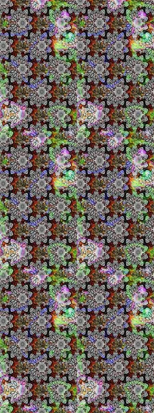 Renkli Bahar Teması eskiz kalıbı. Gri ve siyah renkli çiçekler. Çiçek desenli eskiz. Düz Çiçek Elementleri Tasarım Raster illüstrasyonu.