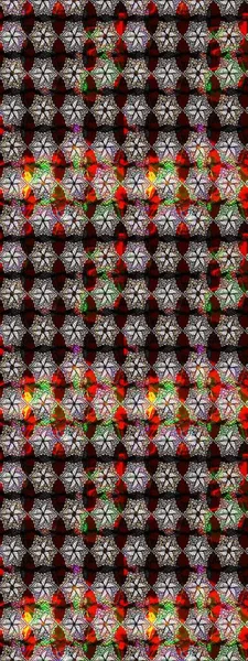 Eski usul. Eskiz geçmişi. Raster illüstrasyonu. Kumaş, tekstil, duvar kağıdı baskısı için. Renkli desenli eskiz deseni, kahverengi ve siyah çiçekler ve dekoratif elementler.