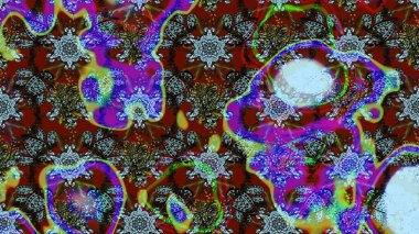 Raster Şirin kumaş deseni. Düz Çiçek Elementleri Tasarımı. Eskiz klasiği. Renkli Bahar Teması çizim şablonu.