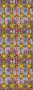 Güzel kumaş deseni. Küçük çiçekteki sevimli çiçek deseni. Raster illüstrasyonu. Güzel karalamalı çiçek deseni çiz..