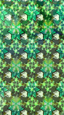 Renkli Bahar Teması eskiz kalıbı. Çocuk stili. Düz Çiçek Elementleri Tasarımı. Çiçekli çizim raster arkaplanı.