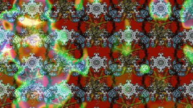 Kahverengi ve yeşil renkli çiçekler. Renkli Bahar Teması eskiz kalıbı. Çiçek desenli eskiz. Düz Çiçek Elementleri Tasarım Raster illüstrasyonu.