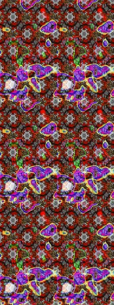 Güzel kumaş deseni. Çiçekler, dallar, bitkiler ve çiçekler. El çizimi. Raster illüstrasyonu.