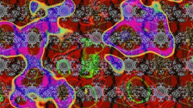 Renkli Yaz Temalı eskiz kalıbı. Düz Çiçek Elementleri Tasarımı. Modaya uygun kumaş deseni. Sevimli çiçek raster deseni.