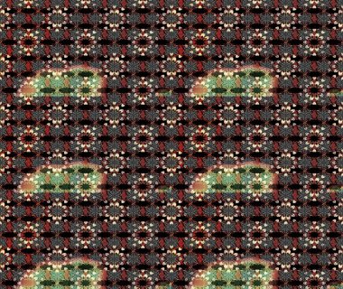 Küçük çiçekteki sevimli çiçek deseni. Güzel karalamalı çiçek desenli çizim. Güzel kumaş deseni. Raster illüstrasyonu.