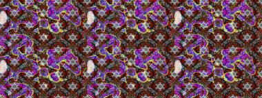 Patlayan çiçekler soyut olarak yerleştirilmiş. Raster illüstrasyonu. Raster deseni. Gri renkte bahar çiçekleri..