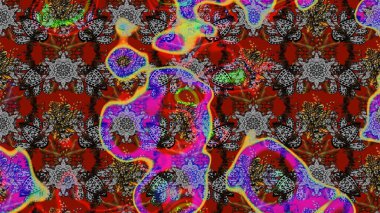 Klasik çiçek desenli. Paketleme, tekstil, duvar kâğıdı için çiçek eskizi. Raster 'ın taze dokusu. Yumuşak fayans. Yumuşak pamuk tasarımı.