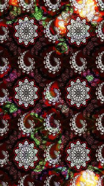 Güzel kumaş deseni. Küçük bir çiçekte eskiz deseni. Hoş bir çiçek geçmişi var. Raster illüstrasyonu.