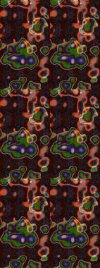 Sevgililer günü ve tebrik kartı konsepti için şık bir davetiye. Çiçek kompozisyonu, el boyası, hassas şablon. Üst manzara, yumuşak stil. Kahverengi ve yeşil renkte manzaralı çiçek deseni.