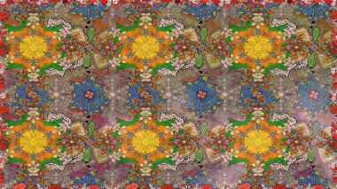 Sevgililer günü ve tebrik kartı konsepti için şık bir davetiye. Üst manzara, yumuşak stil. Çiçek kompozisyonu, el boyası, hassas şablon. Kahverengi renkte manzaralı çiçek deseni.