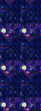 Küçük çiçekte güzel bir desen. Robot resim. Moda baskıları için zarif bir şablon. Motley illüstrasyonu. Küçük renkli çiçekler. Çiçekli yaz çiçekleri.