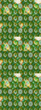 Raster illüstrasyonu. Küçük çiçekli şirin bir desen. Çiçek ve yapraklı çiçek deseni.