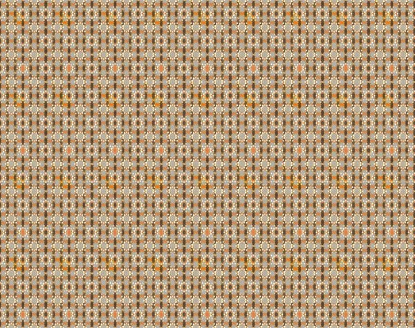 Küçük bej ve kahverengi çiçeklerle oldukça eski bir besin torbası deseni. Tekstil, kumaş, kapaklar, duvar kağıtları, baskı, paket, koleksiyon defteri, örgü, dekupaj için çiçek arkaplanı..