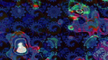 Düz Çiçek Elementleri Tasarımı. Renkli Bahar Teması eskiz kalıbı. Çocuk stili. Çiçekli çizim raster arkaplanı.