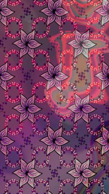 Bahar mevsimi. Raster güzel bir çiçek deseni çizmiş. Tatil havası. Nazik romantik baskı.