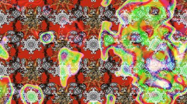 Renkli Bahar Teması eskiz kalıbı. Düz Çiçek Elementleri Tasarımı. Gri ve nötr renkli şirin çiçek desenleri. Raster Modaya uygun kumaş deseni.