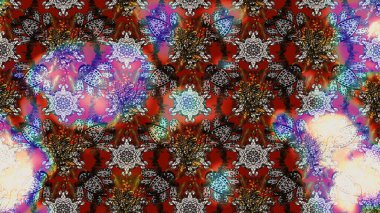 Raster suluboya çiçek deseni, narin çiçekler, gri ve kahverengi çiçekler, tebrik kartı şablonu. Güzel kumaş deseni.