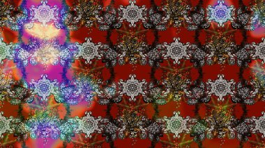 Gri ve kahverengi çiçekli eskiz deseni, suluboya çiçek deseni, sevimli çiçek, duvar kağıdı, kart veya kumaş için fayanslı. Raster - stok.