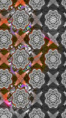 Kahverengi ve gri renkli çiçekler. Nazik, narin çiçek arkaplanı. Raster çiçek desenli ve çiçekli..