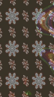 Tekstil veya kitap kapakları, imalat, duvar kağıtları, baskı, hediye paketi ve yapıştırma kitabı için çiçek eskizi geçmişi. Küçük çaplı çiçeklerdeki basit şirin desenler. Raster illüstrasyonu.