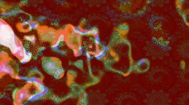 Kırmızı ve kahverengi renkte çiçekler. Elle çizilmiş sonbahar çiçeği deseni. Renkli kırmızı ve kahverengi çizim kalıpları. Doodle tarzı. Tekstil ve kapak tasarımı için mükemmel.