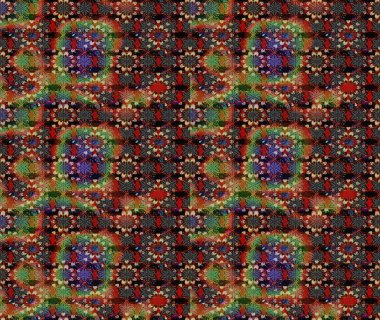 Raster Henna dövme stili. Etnik Mandala süsü. Kızılderili desenli desenli desenli şal deseni. Tekstil, tebrik kartı, boyama kitabı, telefon kılıfı baskısı için kullanılabilir.