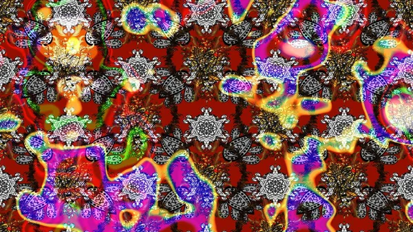 Raster deseni. Çiçekli çiçek deseni, suluboya. Küçük çiçekte güzel bir çiçek deseni..