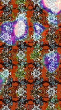 Çocuk stili. Renkli Bahar Teması eskiz kalıbı. Düz Çiçek Elementleri Tasarımı. Çiçekli çizim raster arkaplanı.