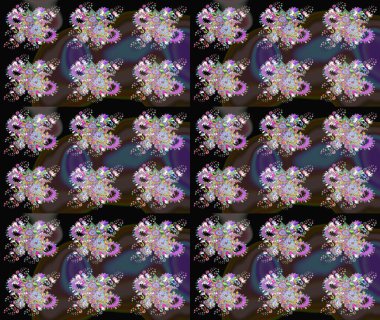 Süslü zentangle çizim dokusu, soyut çiçeklerle süslenmiş. Şekil verilmiş çiçeklerle eskiz deseni. Çiçek deseni duvar kağıdı, şablon dolguları ve web sayfası arkaplanı için kullanılabilir.