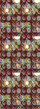 Vadinin çiçekleri gri ve kahverengi renklerde. Raster çiçek desenleri çiziyor..