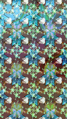 Raster illüstrasyonu. Raster çiçekleri klasik tarzda çizilmiş. Çiçekli yumuşak bir eskiz şekli. Yumuşak, bahar çiçekleri kahverengi renklerde.