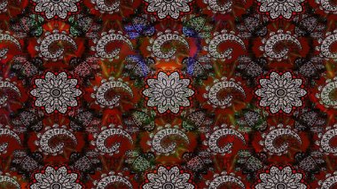 Doğa. - Kahverengi ve gri çiçekler. Küçük çiçekte güzel bir desen var. Raster deseni. Çiçek kolajı. Çiçek kompozisyonu. Çiçek arka planı.