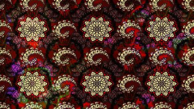 Güzel suluboya yaz çiçekleri deseni..