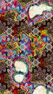 Moda baskısı. Ton halinde. Suluboya desenli çiçek deseni. Çiçeğin suluboya çizimlerinin mükemmel deseni. Dekorasyon ve tasarım için güzel desen.