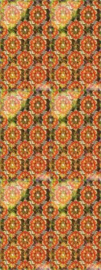 Düz Çiçek Elementleri Tasarımı. Çiçek deseni. Raster güzel kumaş deseni çiziyor. Renkli Bahar Teması çizim şablonu.