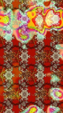 Doodle tarzı. Kahverengi ve kırmızı renkte çiçekler. Tekstil ve kapak tasarımı için mükemmel. Renkli kahverengi ve kırmızı çizim kalıpları. Elle çizilmiş sonbahar çiçeği deseni..