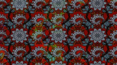 Tatil havası. Bahar mevsimi. Raster güzel bir çiçek deseni çizmiş. Nazik romantik baskı.