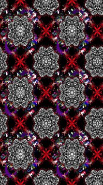 Güzel kumaş deseni. Raster illüstrasyonu. Bahar çiçekli güzel bir çiçek deseni..