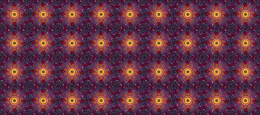 Vektör. Siyah ve mor renkte güzel çiçeklerle kusursuz desenler suluboya çiçek deseni, duvar kağıdı, kart veya kumaş için fayanslı..