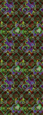 Anti-stres için soyut örnek sayfası. Yeşil ve gri renklerde. Raster illüstrasyonu.