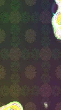 Çiçek ve yapraklı çiçek deseni. Küçük çiçekli şirin bir desen. Raster illüstrasyonu.