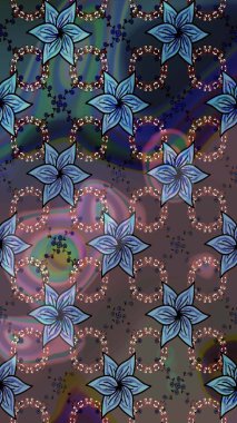 Raster illüstrasyonu. Eski model. Çiçeğin suluboya çizimlerinin mükemmel deseni. Suluboya çizim kalıbı. Dekorasyon ve tasarım için güzel bir desen. Moda yazdırma.