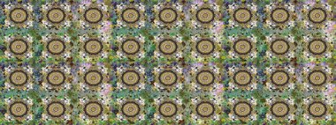 Gri renklerde altın tekrarlayan elementlerle soyut arkaplan. Kusursuz oryantal klasik altın desen.