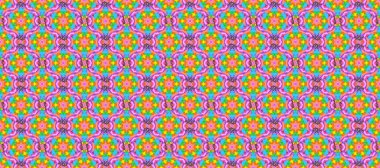 Kusursuz bir mahsul. Raster Şirin kumaş deseni. Düz Çiçek Elementleri Tasarımı. Renkli Bahar Teması Kusursuz Arkaplan.