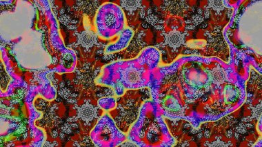 Eskiz Vintage Çiçek Deseni. Raster Kalça dokusu deseni.