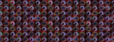 Düz Çiçek Elementleri Tasarımı. Raster çiçekli arka plan. Yazdır. Güzel kumaş deseni. Güzel eskiz şekli. Renkli Yaz Teması çizim şablonu.