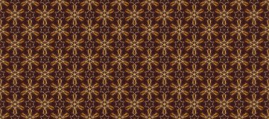 Kahverengi, bej ve sarı renklerde altın elementlerle kusursuz desen. Geleneksel oryantasyon süsü. Klasik klasik klasik arka plan. Klasik raster altın pürüzsüz desen.