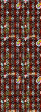 Suluboya çizim kalıbı. Moda baskısı. Dekorasyon ve tasarım için güzel bir desen. Raster illüstrasyonu. Eski model. Çiçeğin suluboya çizimlerinin zarif deseni.