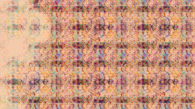 Renkli Yaz Temalı eskiz kalıbı. Düz Çiçek Elementleri Tasarımı. Sevimli çiçek raster deseni. Modaya uygun kumaş deseni.